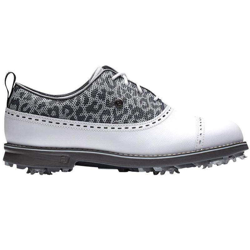 代购Footjoy女士高尔夫球鞋防滑轻便耐磨舒适缓震系带黑白配色