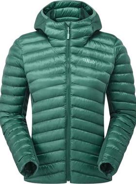 代购rab女士羽绒服保暖防风轻量潮流外套连帽长袖户外夹克CIRRUS