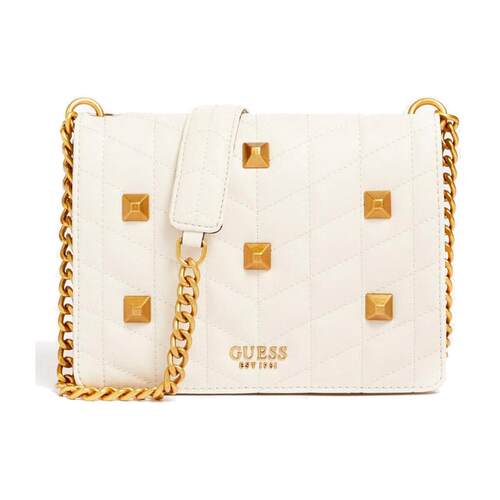 代购GUESS女士手提包日常携带轻便收纳时尚装饰通勤搭配白色