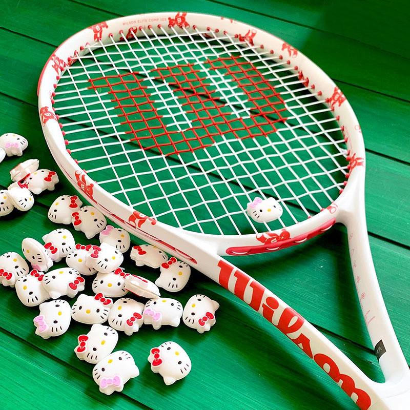代购Wilson Elite Comp v2 103威尔胜粉红熊网球拍白粉初学女新