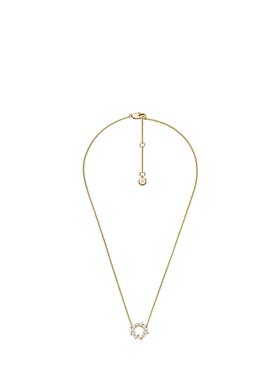 代购Fossil化石女士项链简约优雅精致百搭金色抛光表面