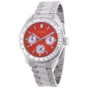 海外代购BULOVA/宝路华男士欧美腕表计时码表测速刻度不锈钢表带