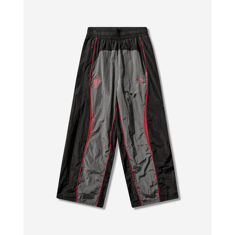 代购Puma x AC米兰 x Slam Jam 男士运动长裤透气轻薄锦纶宽松版