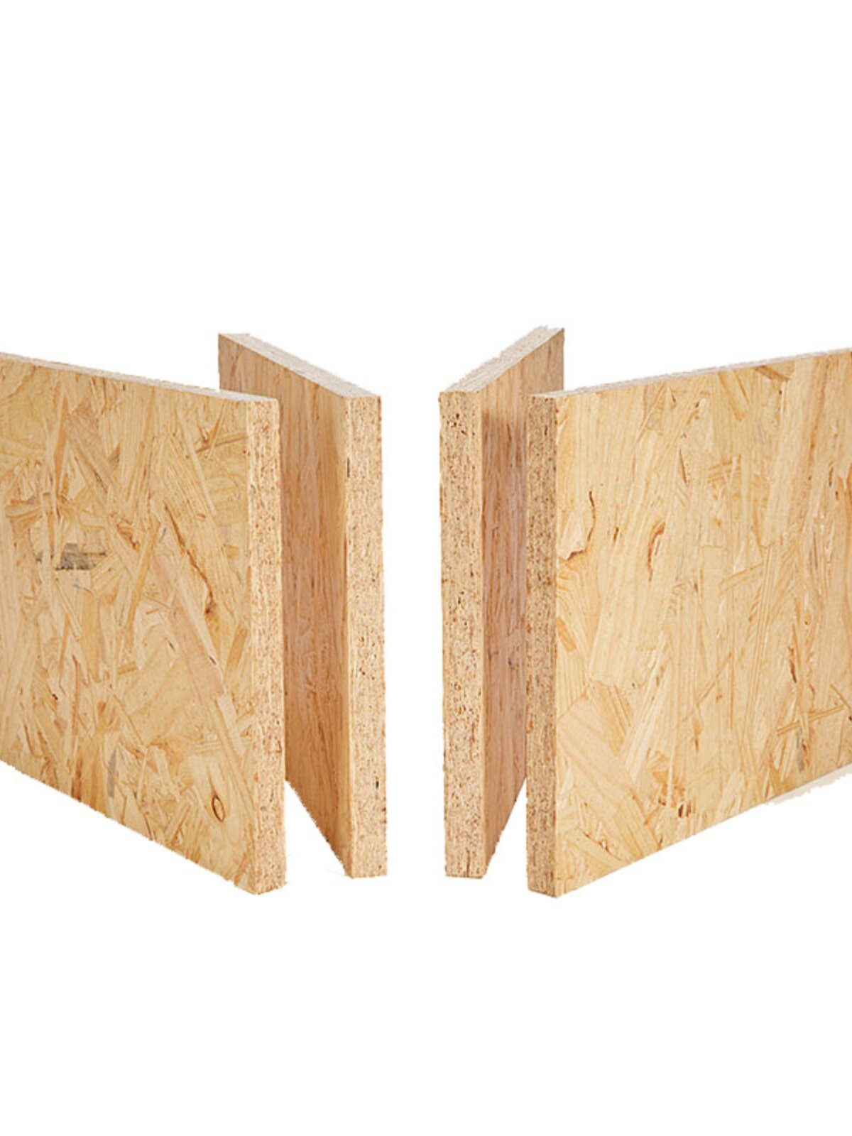 全松木欧松板osb刨花板装饰板家装环保材质e0级轻钢别墅肤感柜门