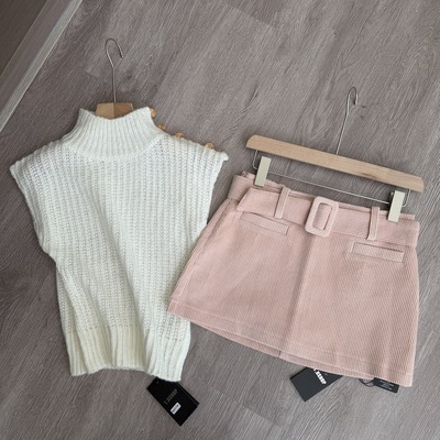 BarbChill夹棉小香风外套女冬季粗花呢上衣miu系套装圣诞跨年穿搭