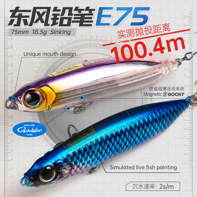 大河奔流东风铅笔E75翘嘴