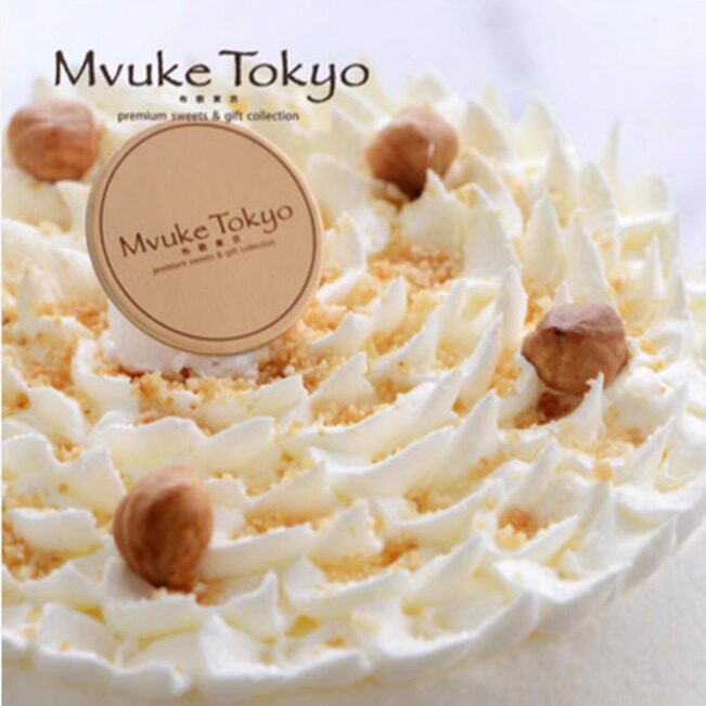 mvuke布歌东京生日蛋糕榛子奶油闺蜜聚会情人节礼物北京上海南京