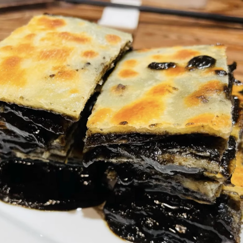 北京金鼎轩网红爆浆黑芝麻糖饼麻酱饼即食熟脏脏红糖饼甜点心糕