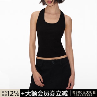 工字背心 TOP 高织数坑条面料 合体剪裁 透气 JCAESAR u型领 TANK