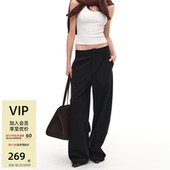 亲肤透气 JCAESAR 磨毛质感面料 低裆弯刀西裤 挺括有型 WOMEN