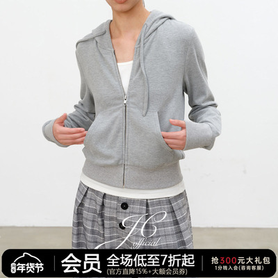 JCAESAR半抽绳连帽卫衣