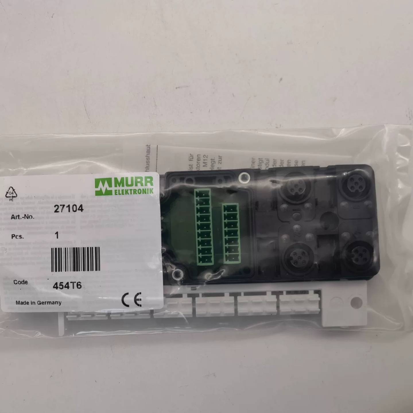 议价MURR 27104 钝化Dl 0塑料 4XM12 5PO可维修翻新图片