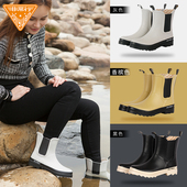 女休闲女士时尚 潮流雨靴低帮成人防水防滑套鞋 橡胶水鞋 雨鞋 秋新款