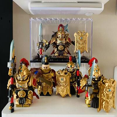 2026战锤系列40k帝皇禁军利刃勇士暗源游戏人仔拼装积木玩具