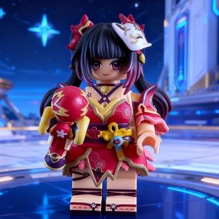 崩坏星穹铁道花火女人仔玩具第三方手办模型假面愚者星量子积木