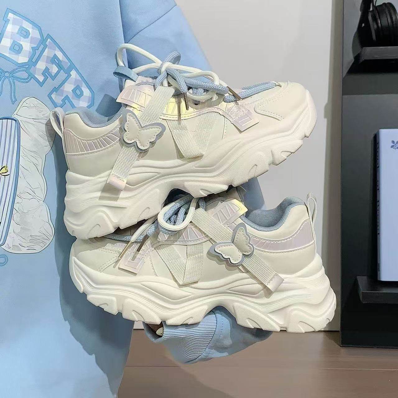 爆款高颜值老爹鞋女2026新款春季休闲运动鞋学生校园百搭鞋子女鞋