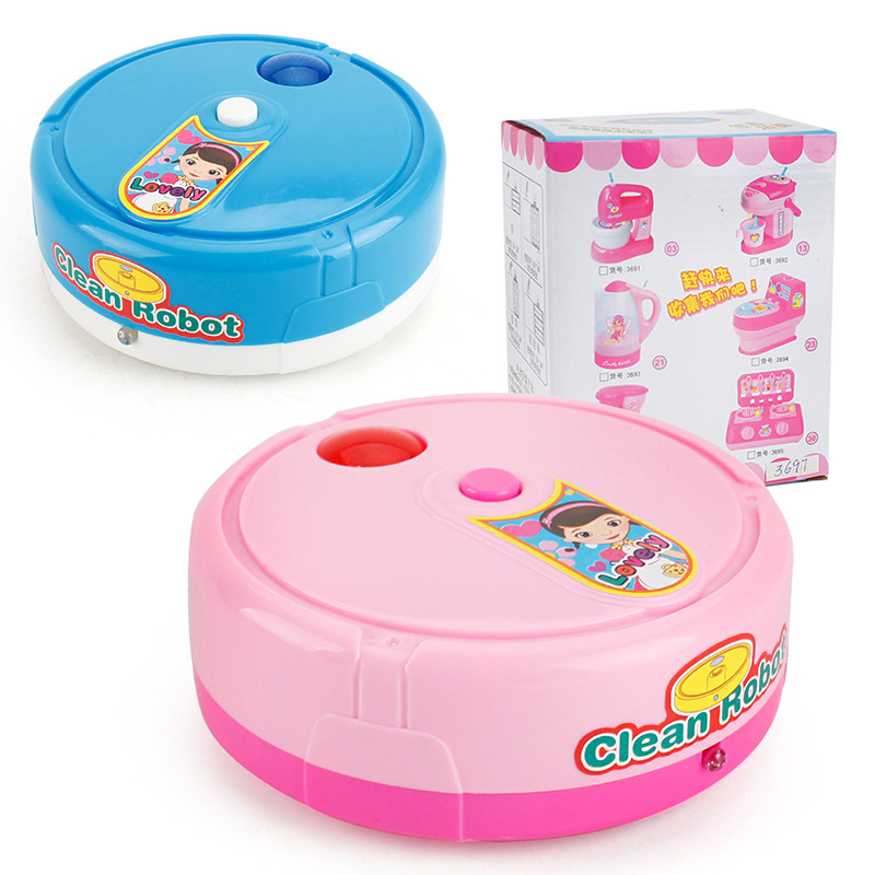 厂家批发仿真电动音乐扫地机玩具真实还原儿童过家家生活家电玩具