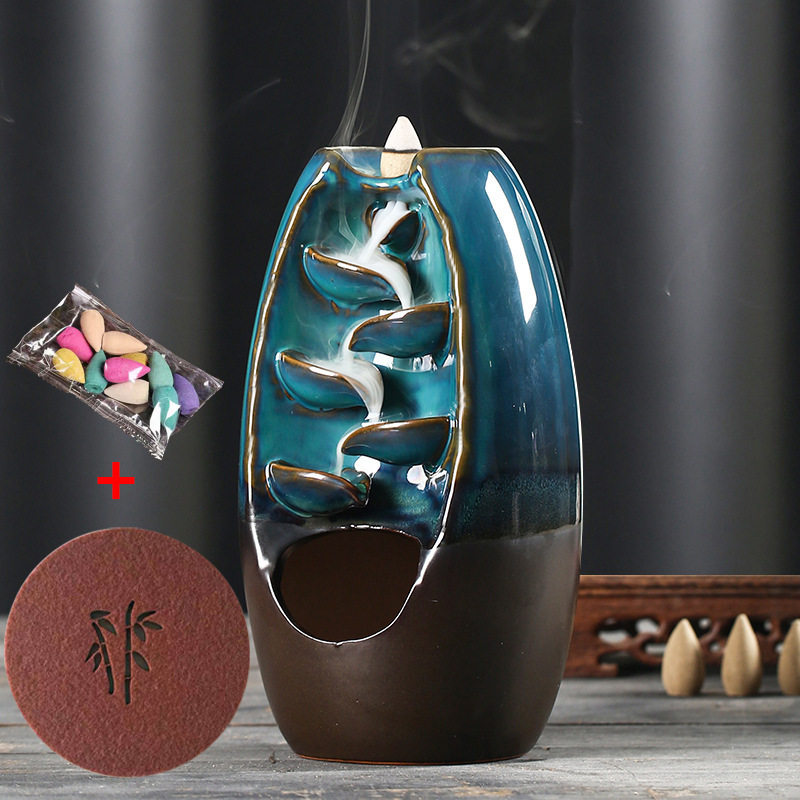 【跨境热销跨境】窑变陶瓷倒流香炉创意香薰炉瀑布香炉跨境热卖,家居饰品,香托/香盘/香座/香插,淘宝优惠券,粉丝福利购,淘宝优惠卷