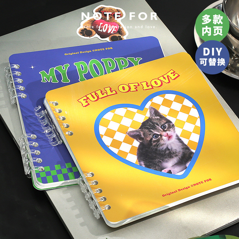 NOTE FOR 活页自由手帐 超频碎梦系列 简约diy手账本记事笔记本