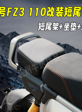 适配九号FZ3短尾后尾架FZ3110载人后坐垫扶手靠背铝合金改装配件