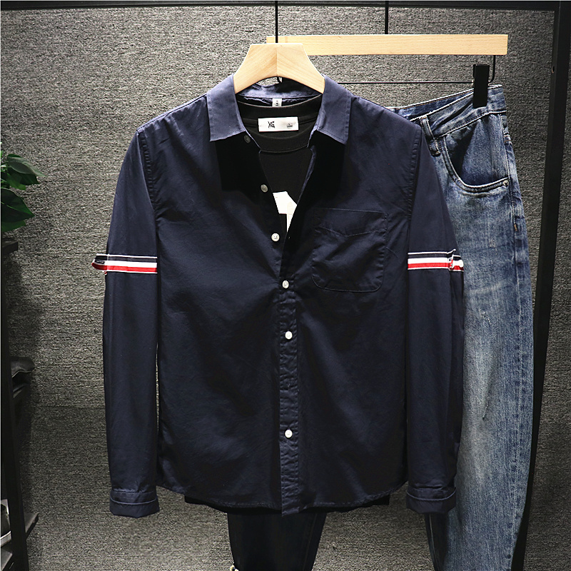 精致韩风长袖衬衫精致韩风