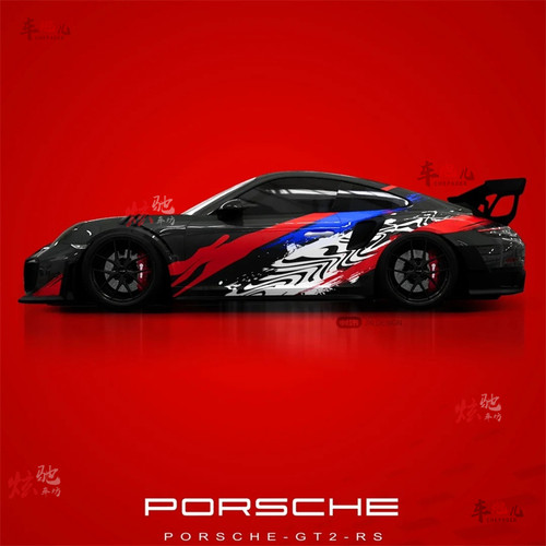 保时捷911车贴拉花Carrera4S 992Targa改装 帕拉梅拉侧裙车身贴纸