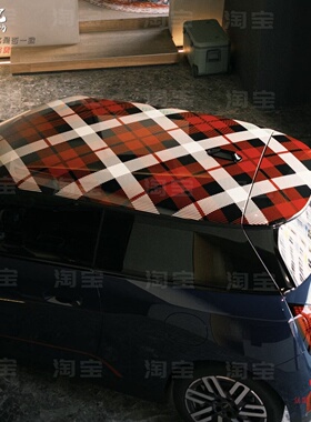 宝马MINICooperF56电动MINI J01车贴拉花F54 F55车顶定制贴纸