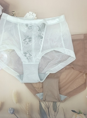 F24602P性感蕾丝网纱内裤女轻薄透气中腰舒适包臀(F14604/F14605)