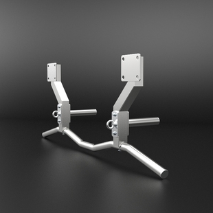 东际不锈钢室内横梁侧装多把位引体向上单杠壁挂健身器材单杆架子