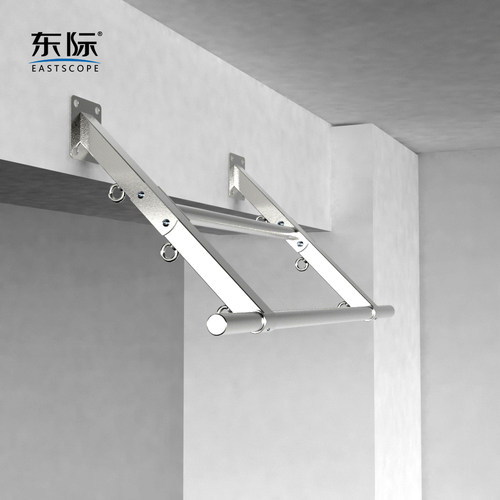 东际不锈钢侧梁安装引体向上深度单杠吊环斜撑架子家用健身器材