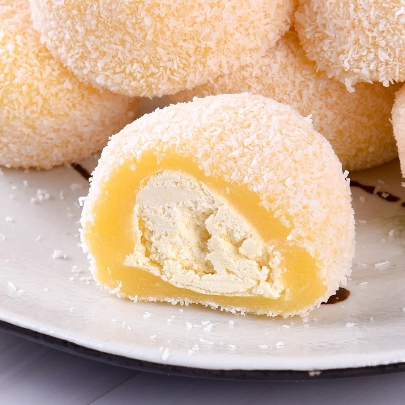 芒果椰蓉大福 芒果糯米糍 冷冻小甜品25g*20颗