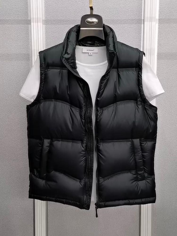 保暖2024冬季男新款立领羽绒马甲