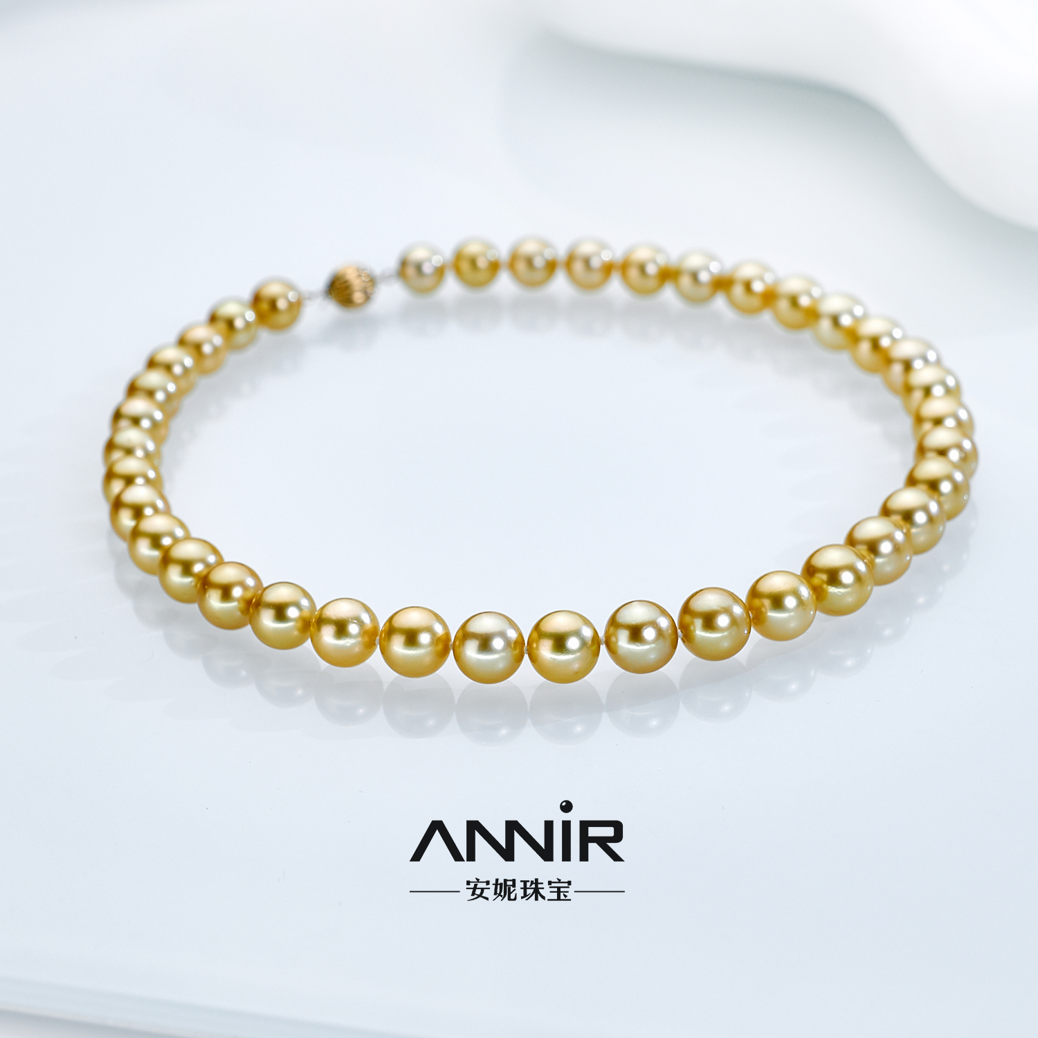 南洋海水金珍珠项链 9-12mm 14K金 （吉尔德）1050H00DY