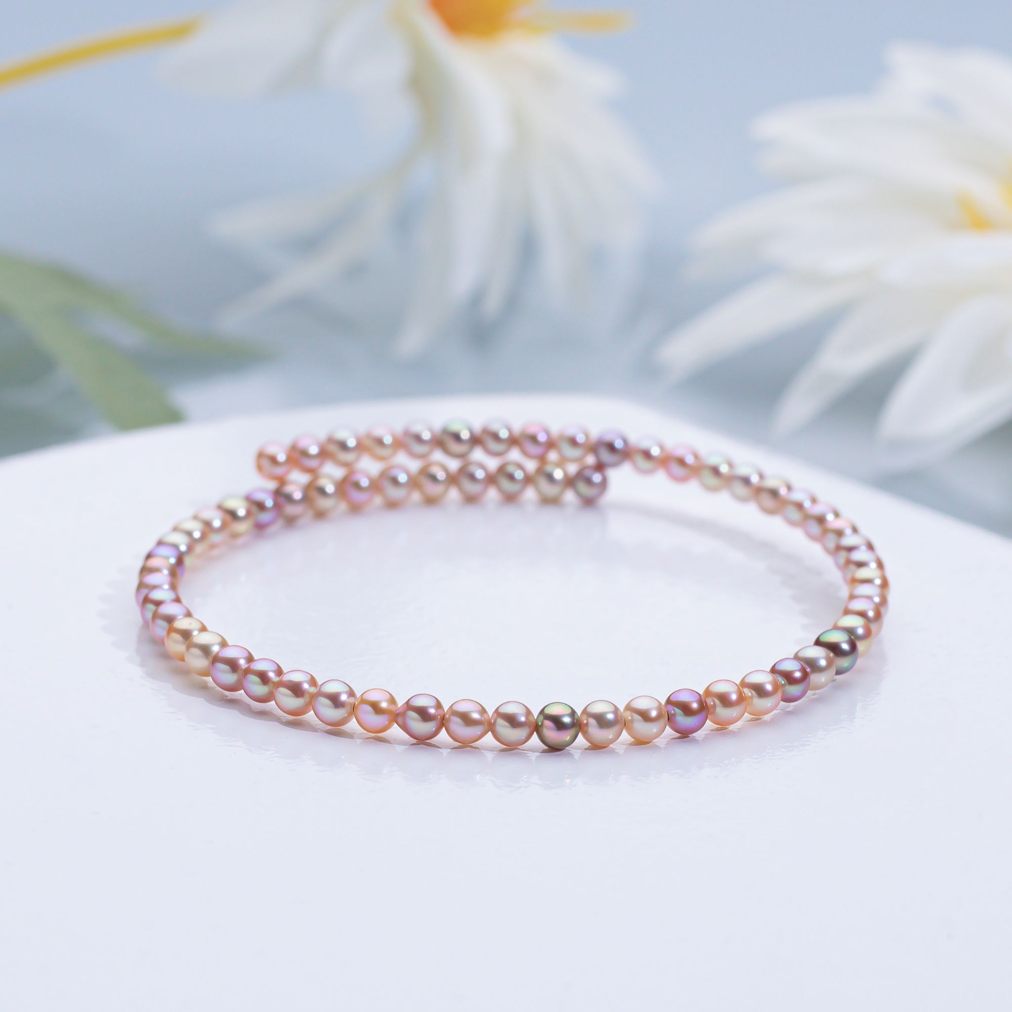 “幻影彩虹” 珍珠手镯3-4mm 2316H00DY