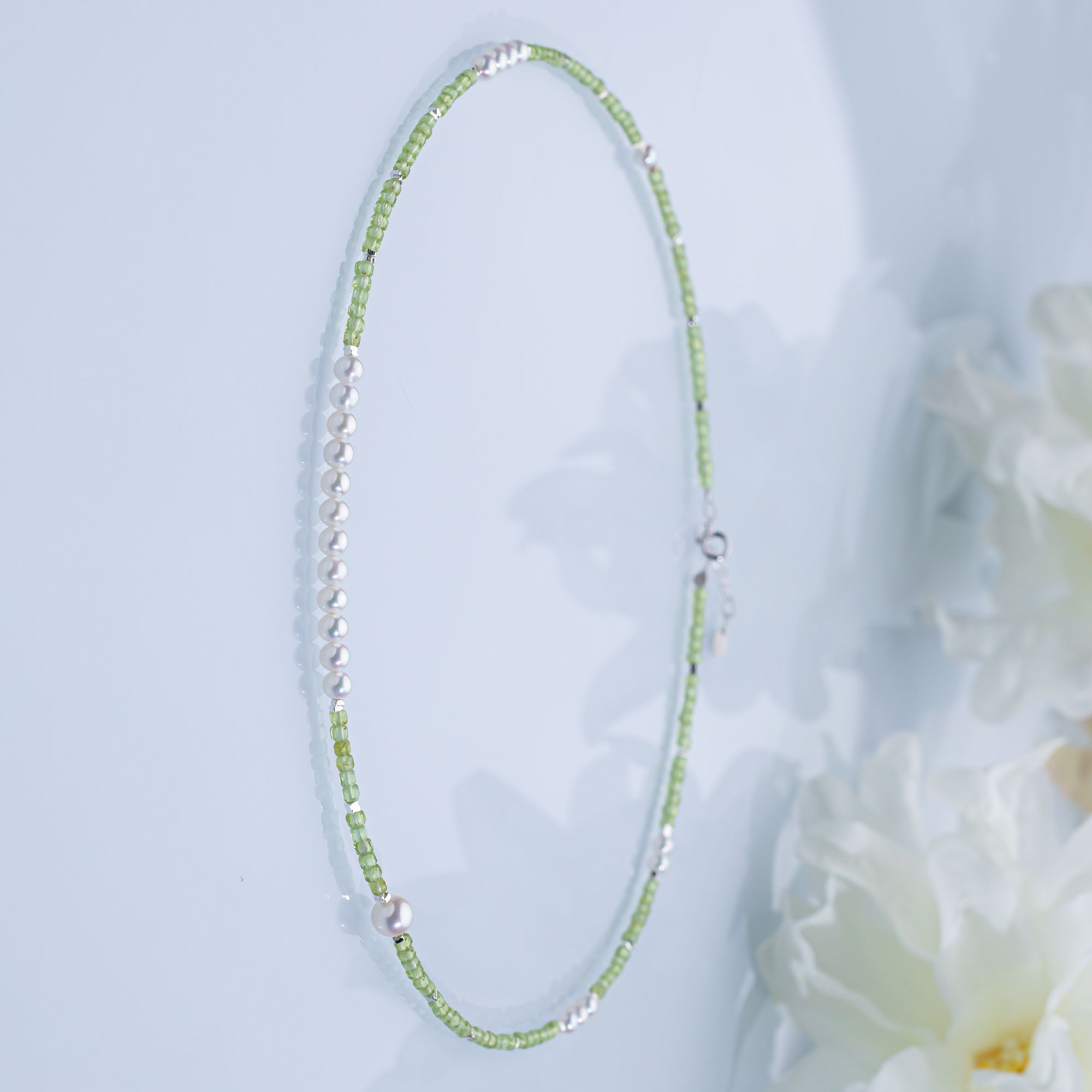 夏日森林珍珠3-5mm项链  s925 2402H00DY