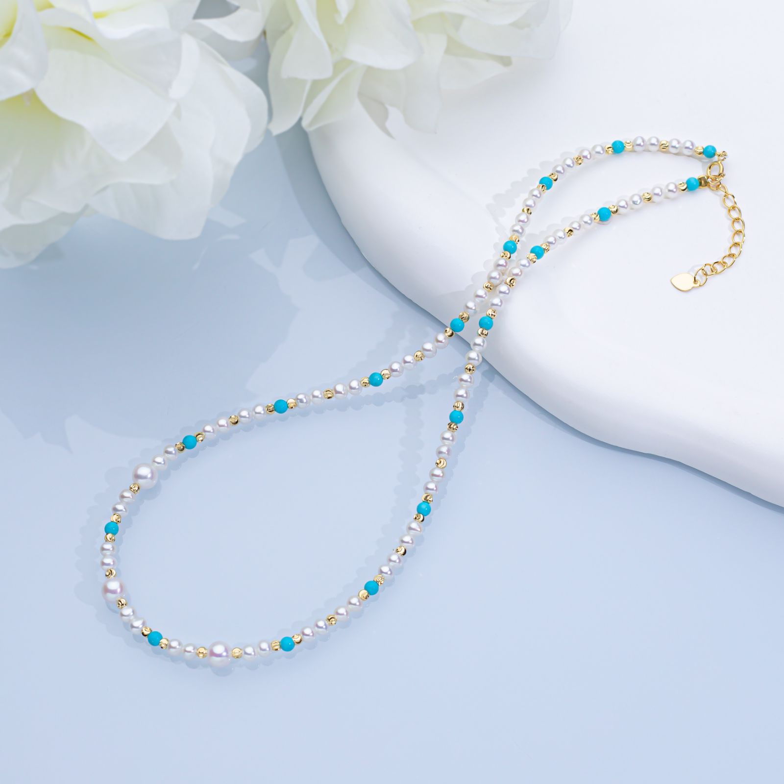 绿松baby珍珠项链  3-6mm 2749H00DY