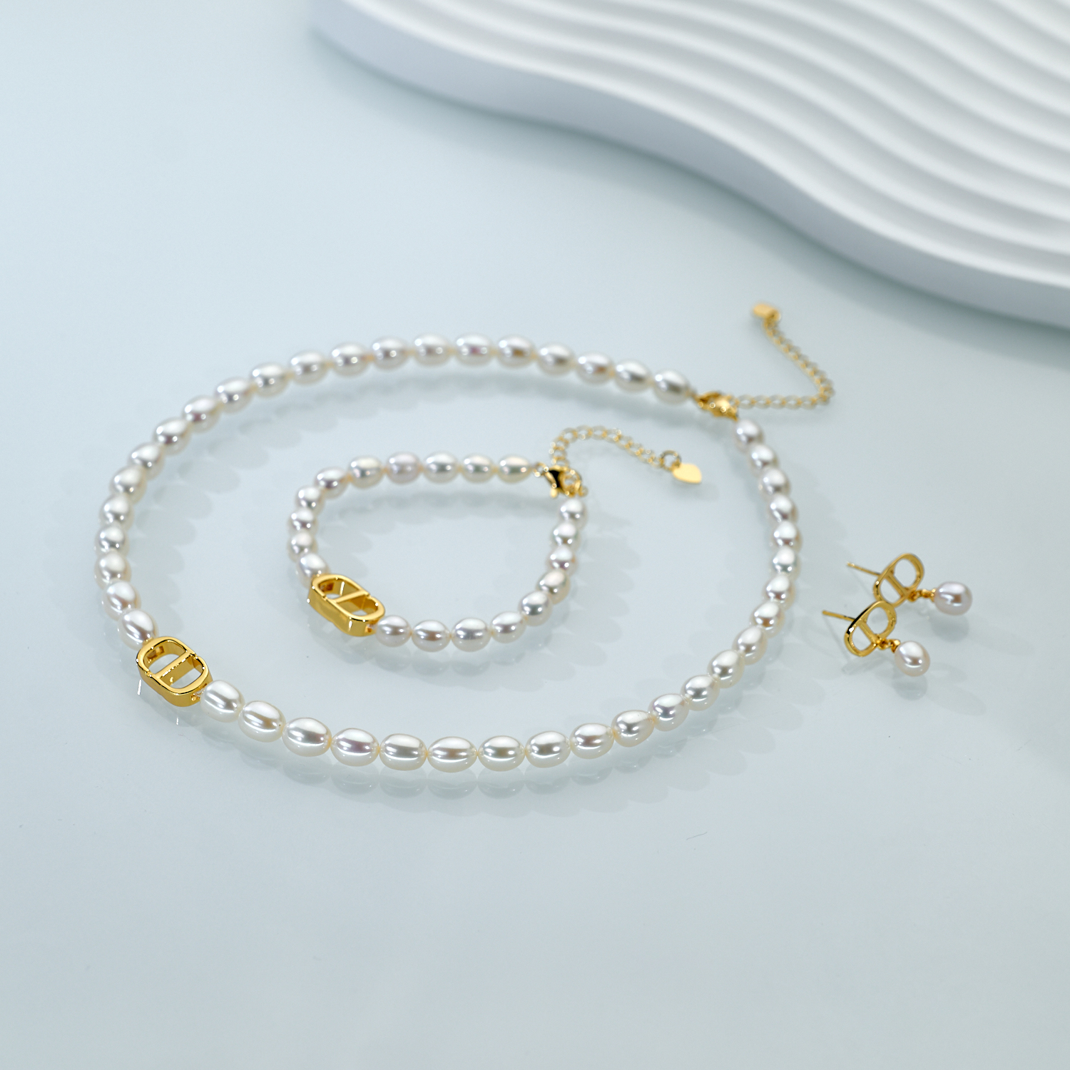 气质女神明星同款项链（赠手链 耳钉）  6-7m 669H000DY