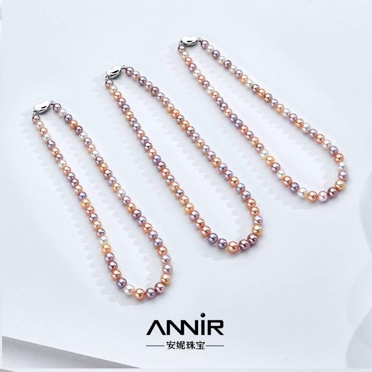 “糖果” 无核珍珠项链 8mm±  多样性发一 1879H00DY 不含定位扣