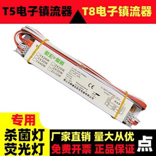 荧光灯一拖二镇流器14W28W20W40W支架格栅灯带线灯头电子镇流器