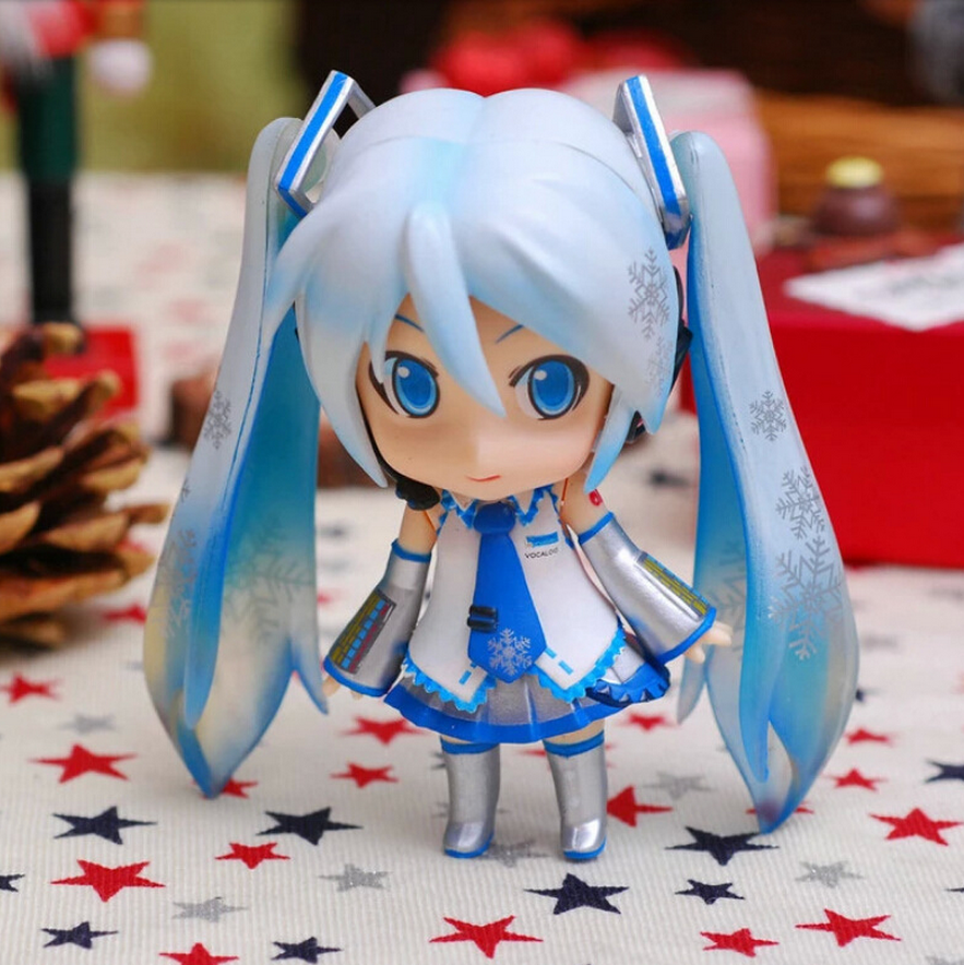 手办2011雪初音未来公仔摆件q版生日礼物miku模型玩具动漫萌妹子