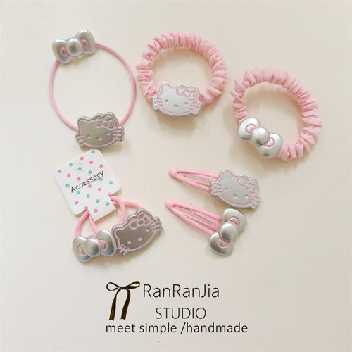 扎辫子皮筋女孩头饰可爱立体发圈