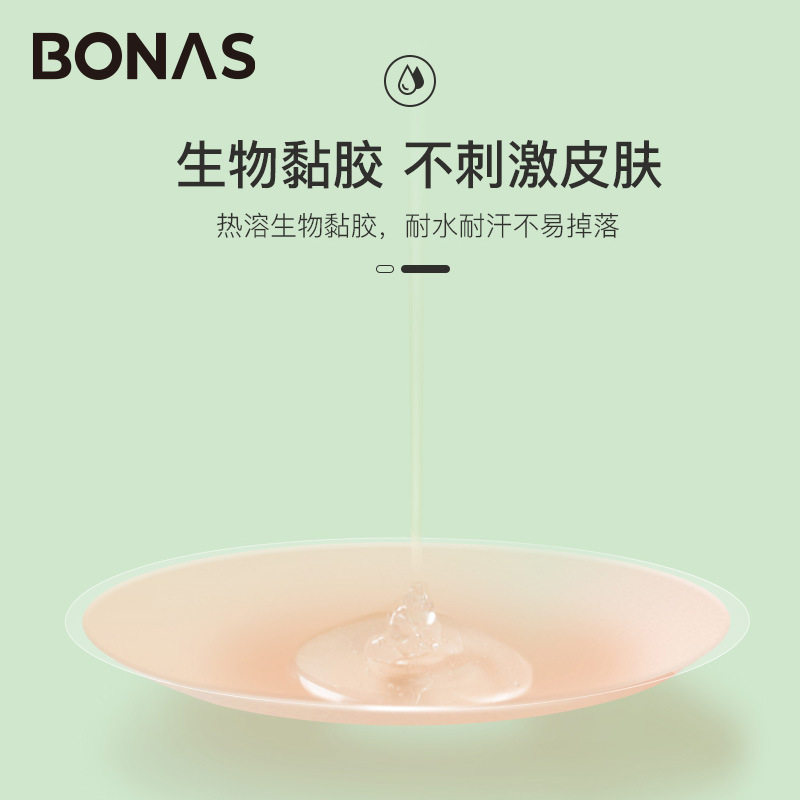 宝娜斯固态硅胶乳贴隐形无痕超薄乳贴