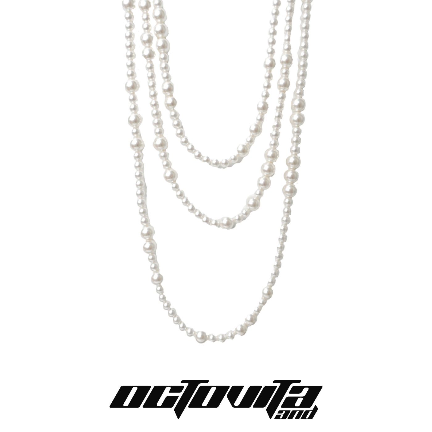 octo vita甜心贝母系列项链 原创珍珠长款气质高级感双层毛衣链