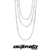 原创珍珠长款 octo vita甜心贝母系列项链 气质高级感双层毛衣链