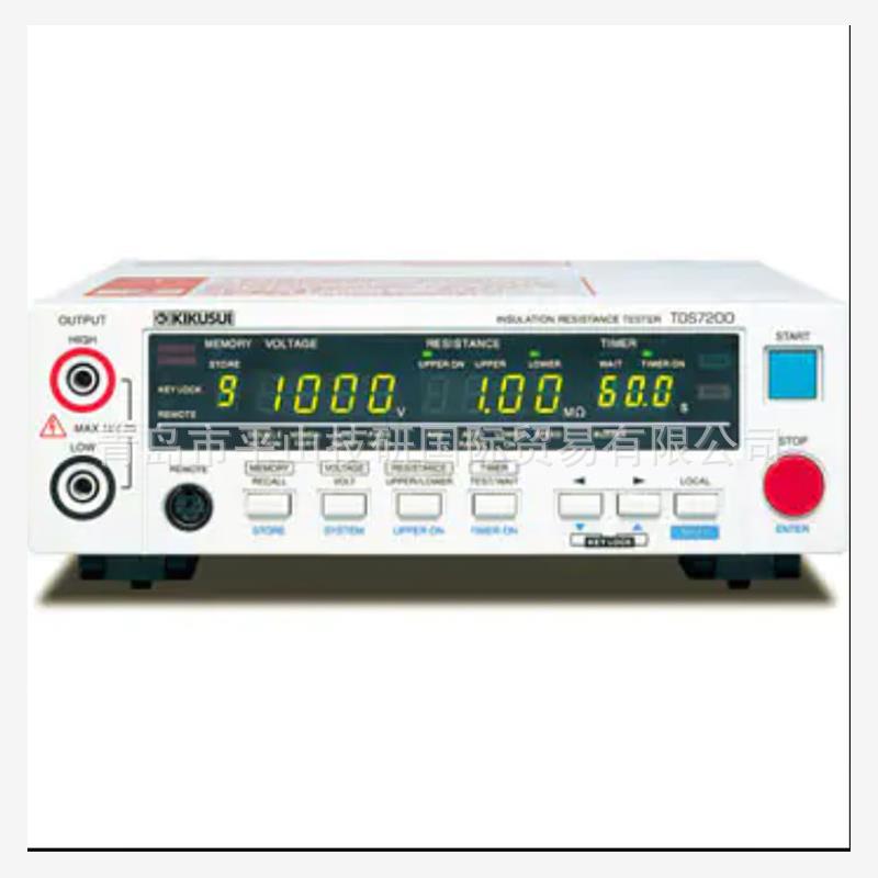KIKUSUI菊水TOS7200电阻测试仪 电阻计0.01~5000MΩ