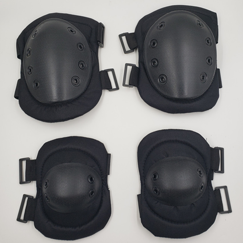 一件代发CS战术护膝 军迷野战训练四件套 骑行运动护膝护肘现货