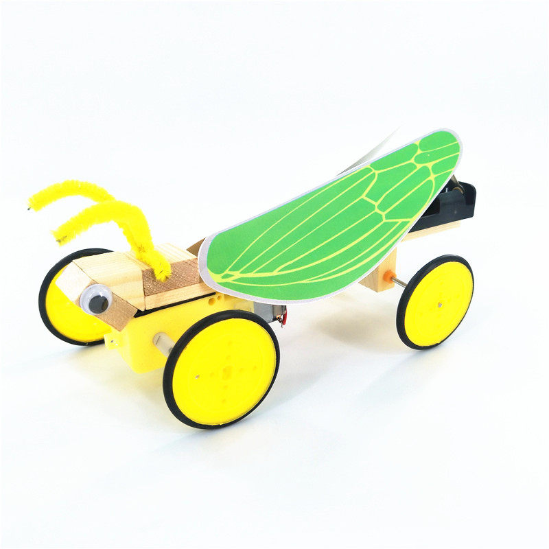 电动蝗虫 科技小制作爬虫机器人diy小发明组装模型实验材料