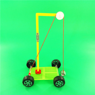 重力小车 势能动能 DIY科技小制作拼装玩具 科普实验材料益智玩具
