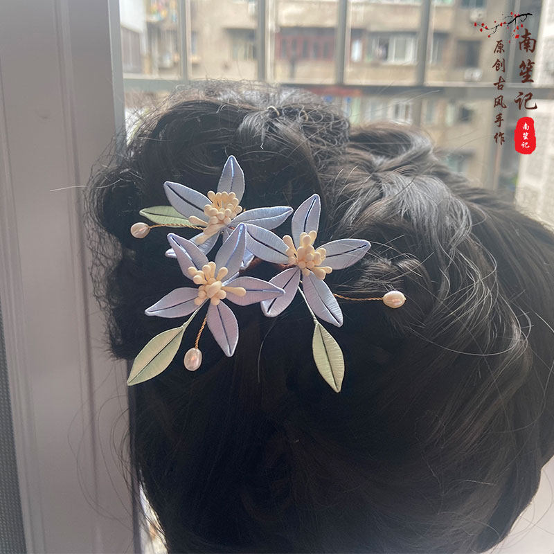 春仔花耳环发钗多色汉服配饰现货