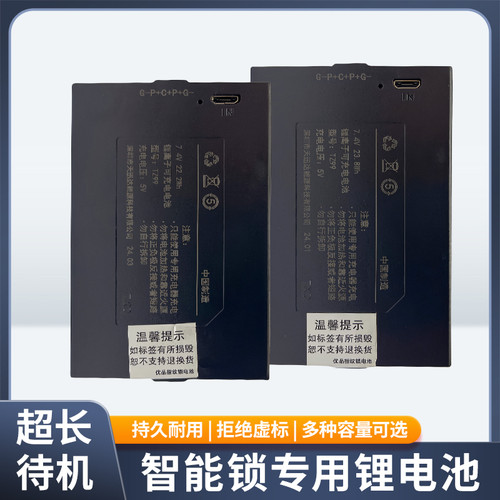 天迅达指纹锁锂电池TZ99小尺寸